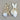 Bunny Ornament - Cream