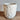 Ceramic Art Deco Pot - White Floral