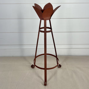 Leaf Globe Stand - Brown