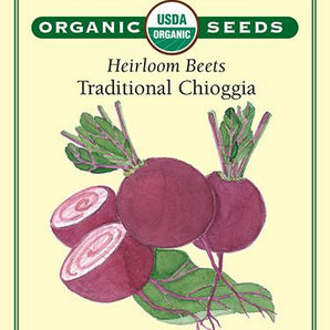 Veggie Seeds - Organic Chioggia Beet
